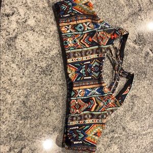 Mossimo multicolor sports bra